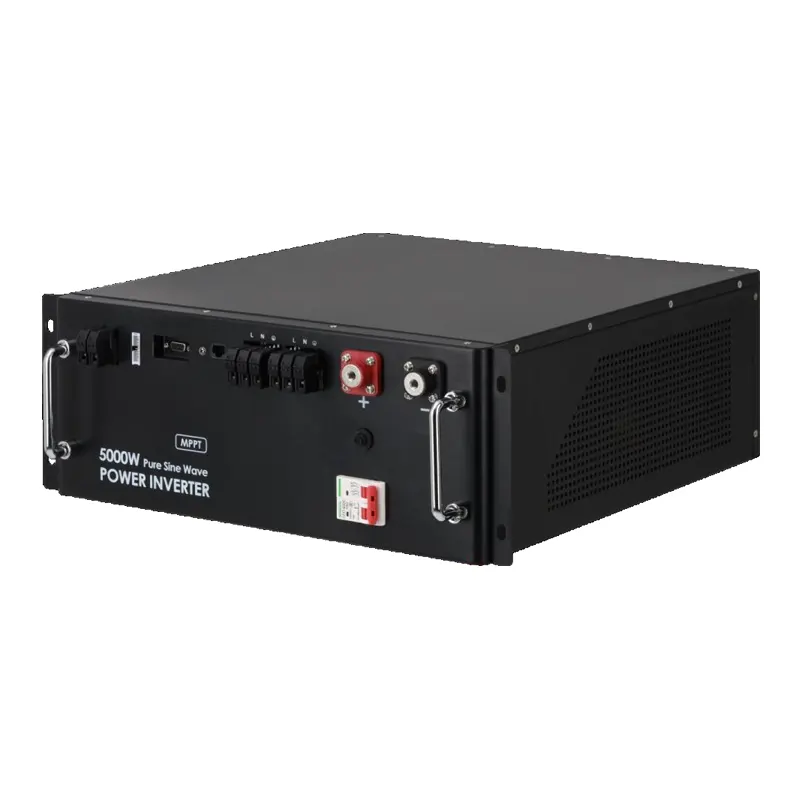 Inverter Surya Pemasangan di Rak
